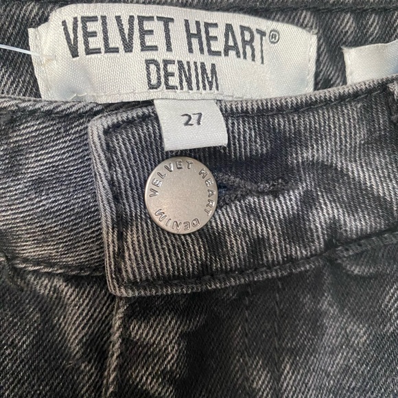 Velvet Heart Black Jean Skirt. Size 27. NWT - Picture 5 of 8